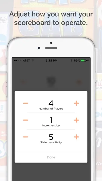 Skore - Scorekeeper for games سکرین شاٹس