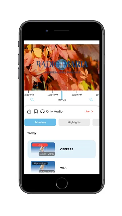 Ảnh chụp màn hình của Radio Maria TV Chile