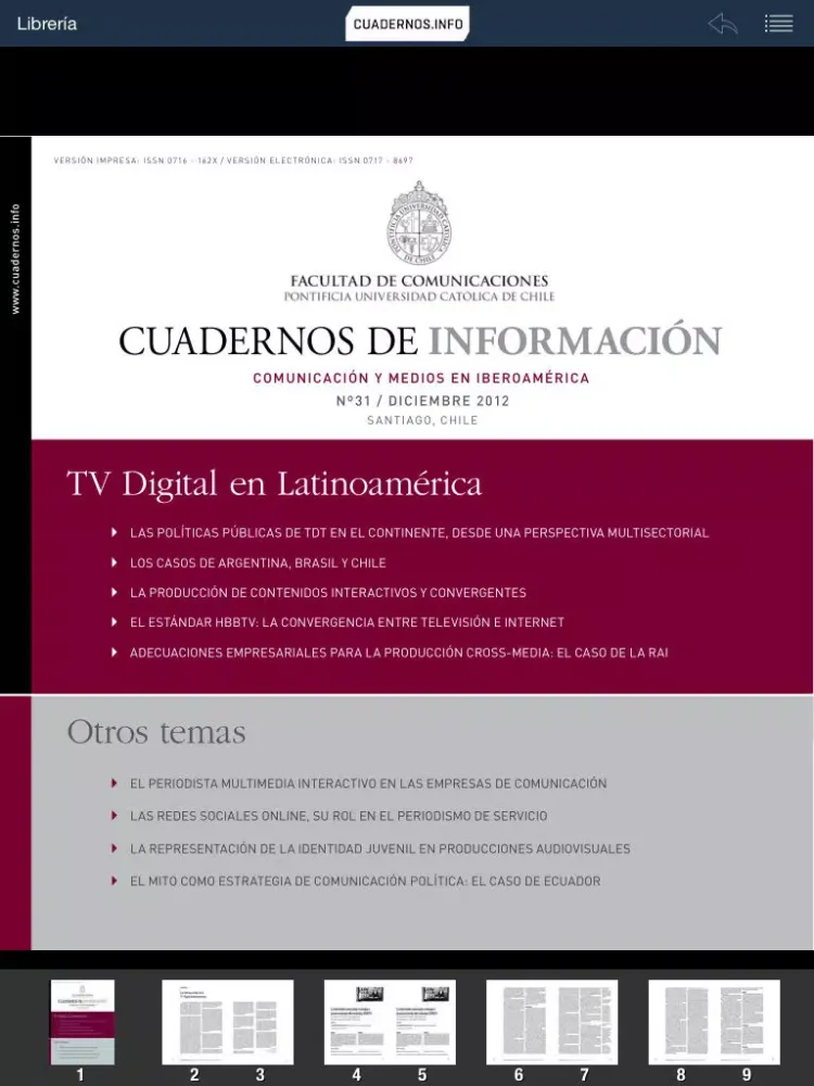 Cuadernos de Información iPad 应用截图