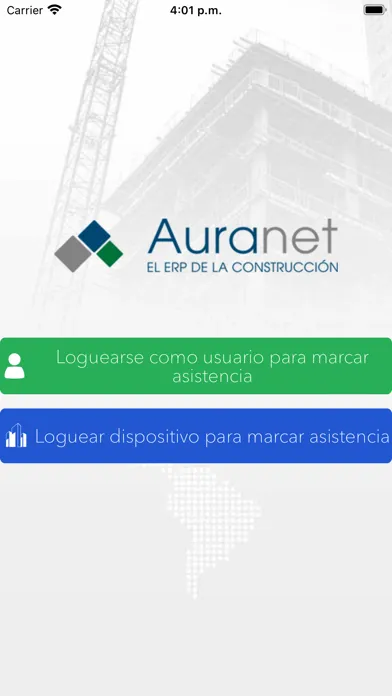 Ảnh chụp màn hình của Control de asistencia en línea