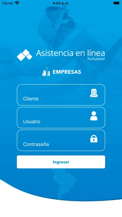 Ảnh chụp màn hình của Control de asistencia en línea