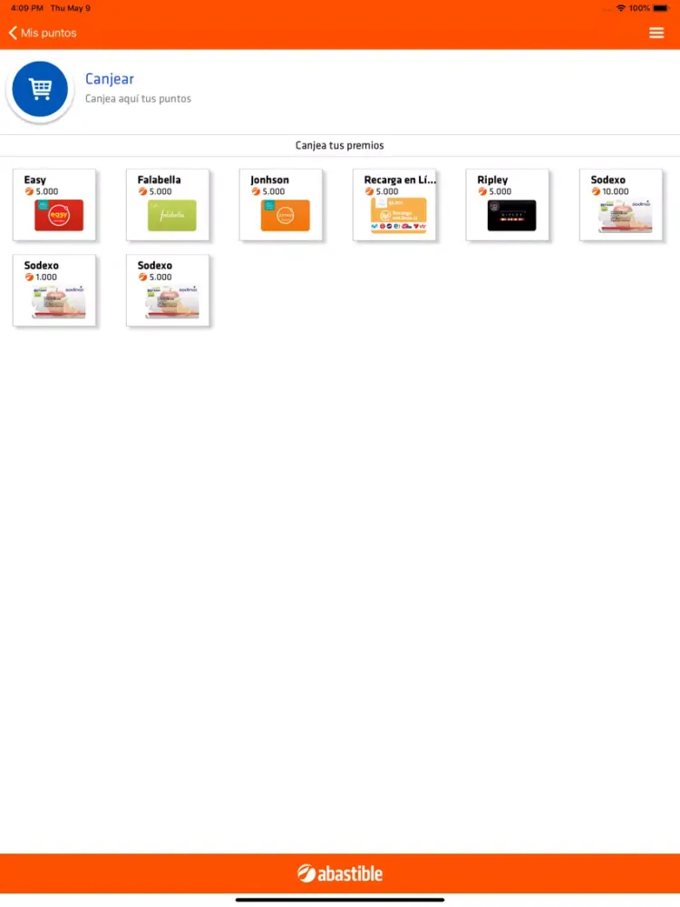 Abastible Experto iPad  スクリーンショット