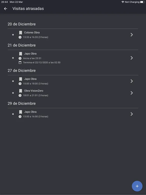 Capturas de tela do Mutual ALAI iPad 
