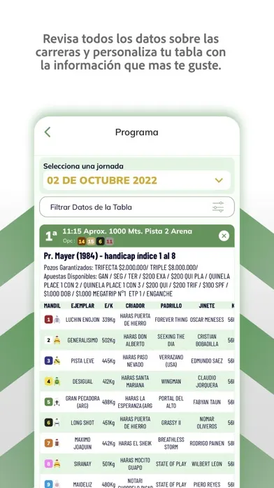 Captures d'écran de Club Hípico de Santiago