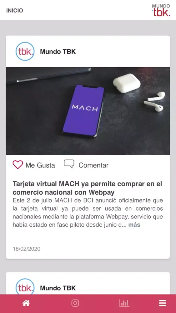 Capturas de tela do Mundo TBK, siempre contigo