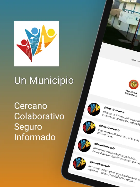 Municipalidad de Porvenir iPad  Screenshots