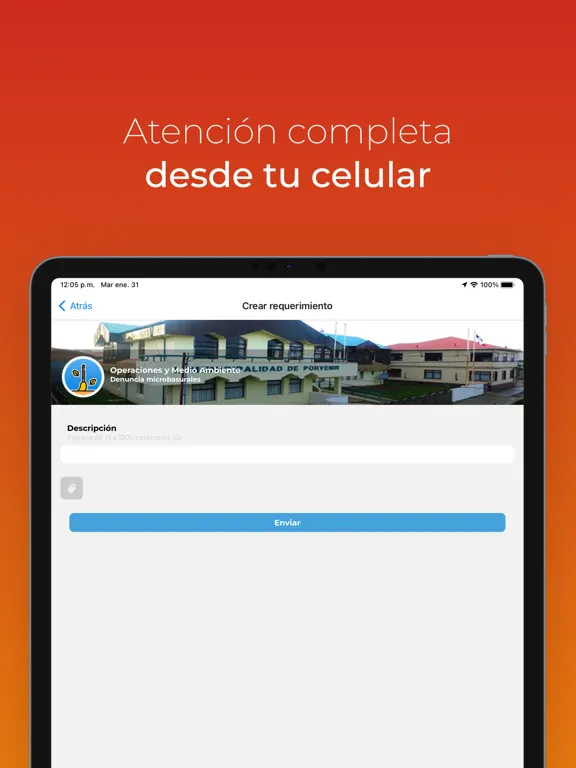 Municipalidad de Porvenir iPad  Screenshots