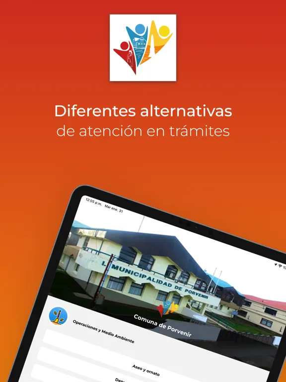 Municipalidad de Porvenir iPad  Screenshots