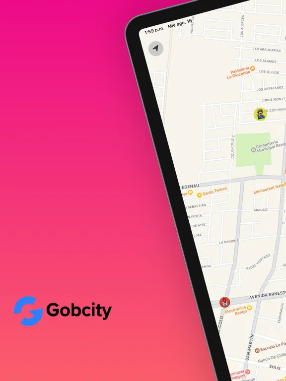 Tangkapan layar Municipalidad de Rengo iPad 