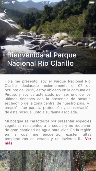 صور Parque Nacional Río Clarillo