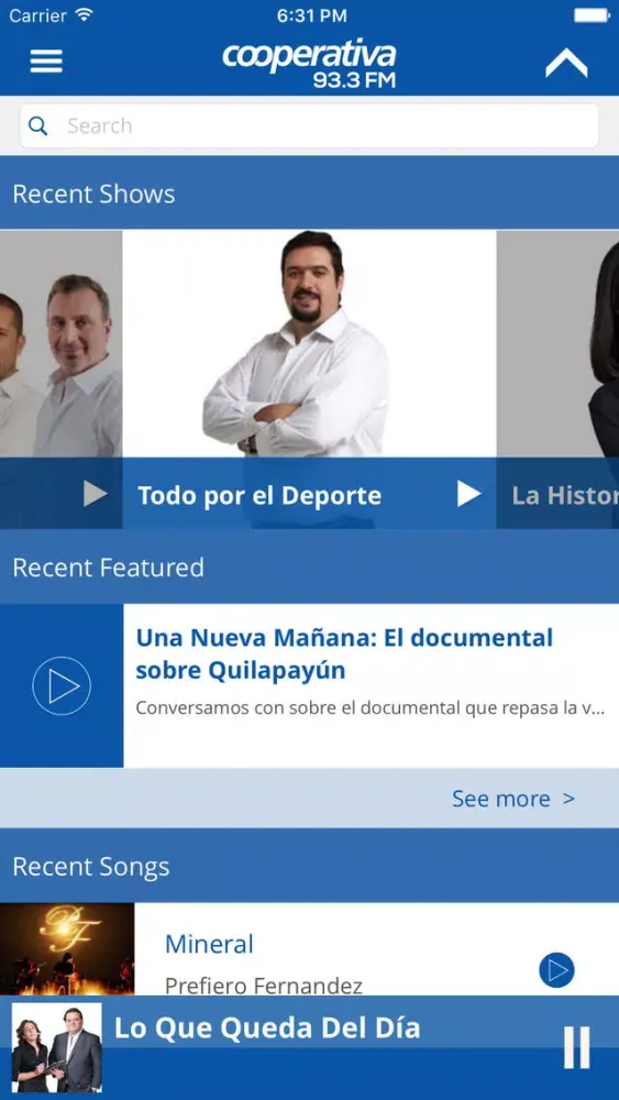 Radio Cooperativa a la Carta Screenshots