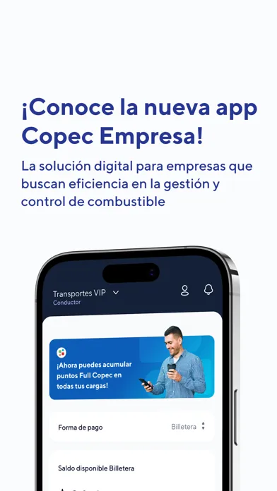 Capturas de tela do Copec Empresa