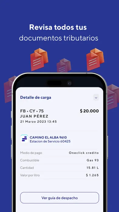 Capturas de tela do Copec Empresa