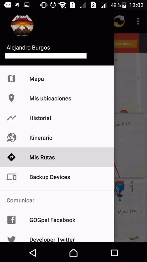 Capturas de pantalla de GoGPS!