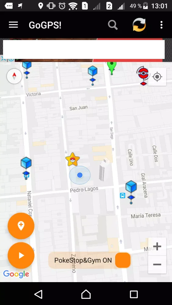 Capturas de pantalla de GoGPS!