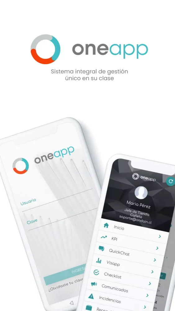 ONEapp स्क्रीनशॉट