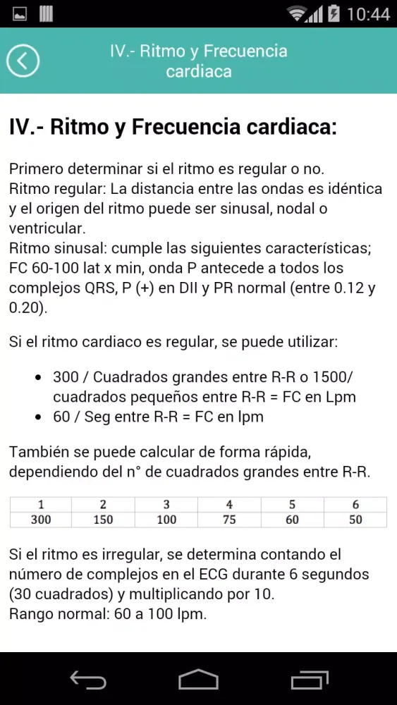 Electrocardiograma Screenshots