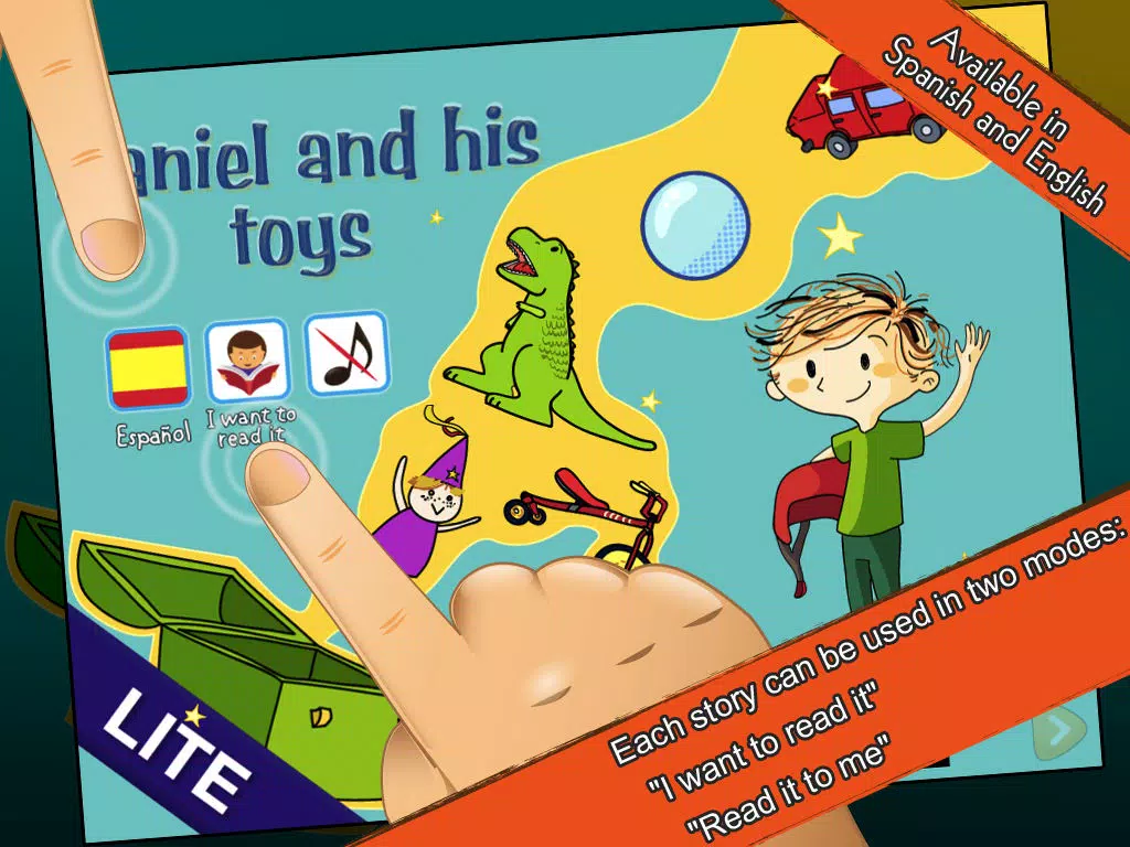Capturas de pantalla de Books for Kids: Daniel and his toys Lite iPad 