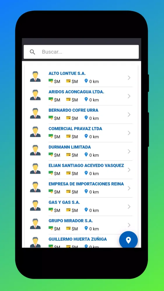 Tangkapan skrin implementos ventas