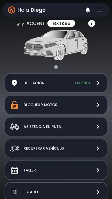Zrzuty ekranu WiCar - Seguridad y Asistencia