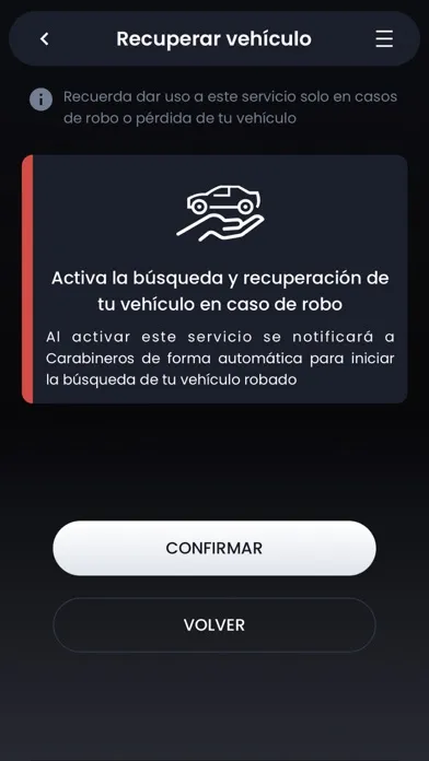 Zrzuty ekranu WiCar - Seguridad y Asistencia