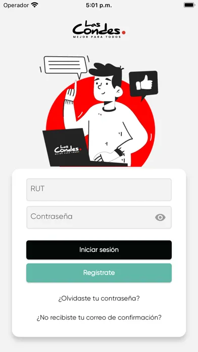 Tangkapan skrin Tarjeta Las Condes