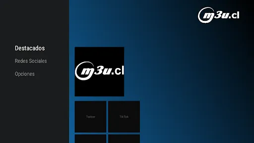 Zrzuty ekranu M3U.CL para Android TV