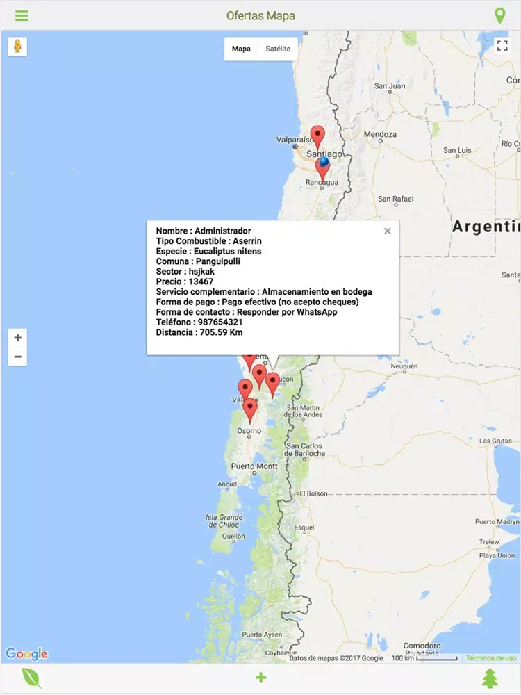 InforBioMasa iPad  Screenshots