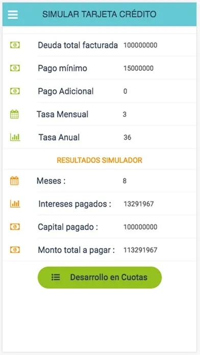 صور Simulador Pago Tarjeta Credito