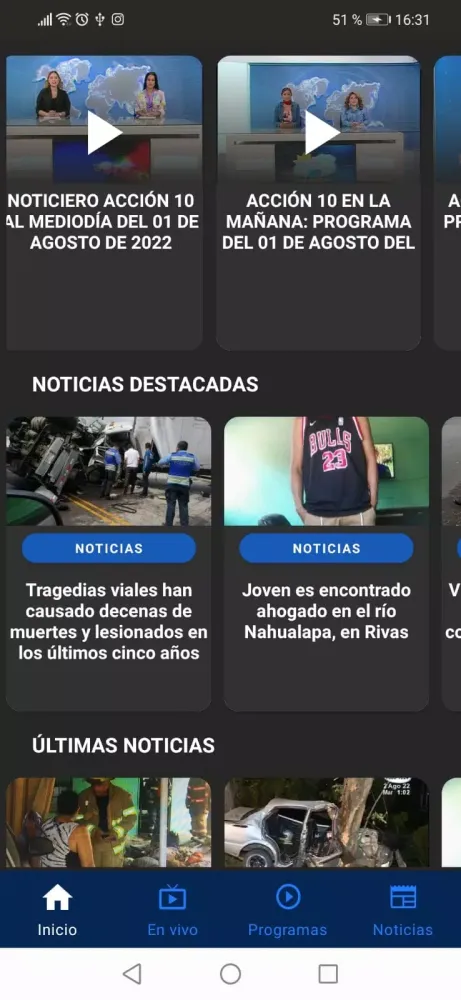 Canal 10 스크린샷