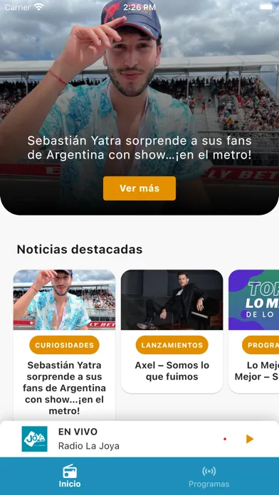 Capturas de pantalla de Radio La Joya 97.3 FM