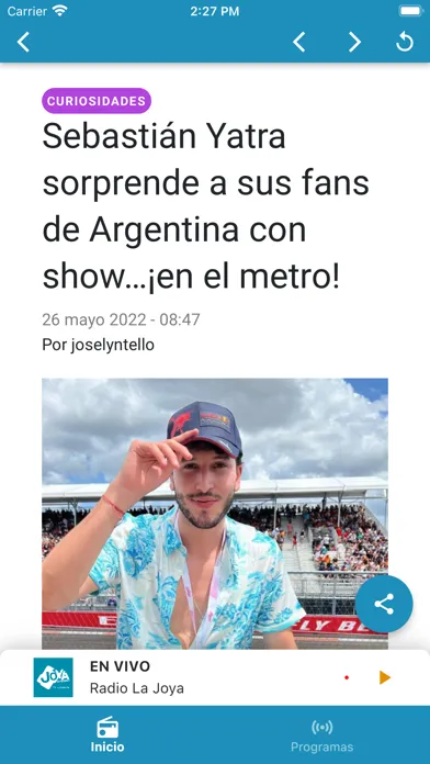 Capturas de pantalla de Radio La Joya 97.3 FM
