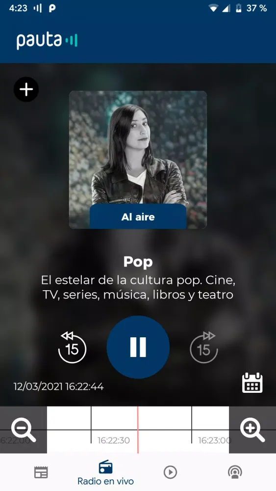 Capturas de pantalla de Pauta