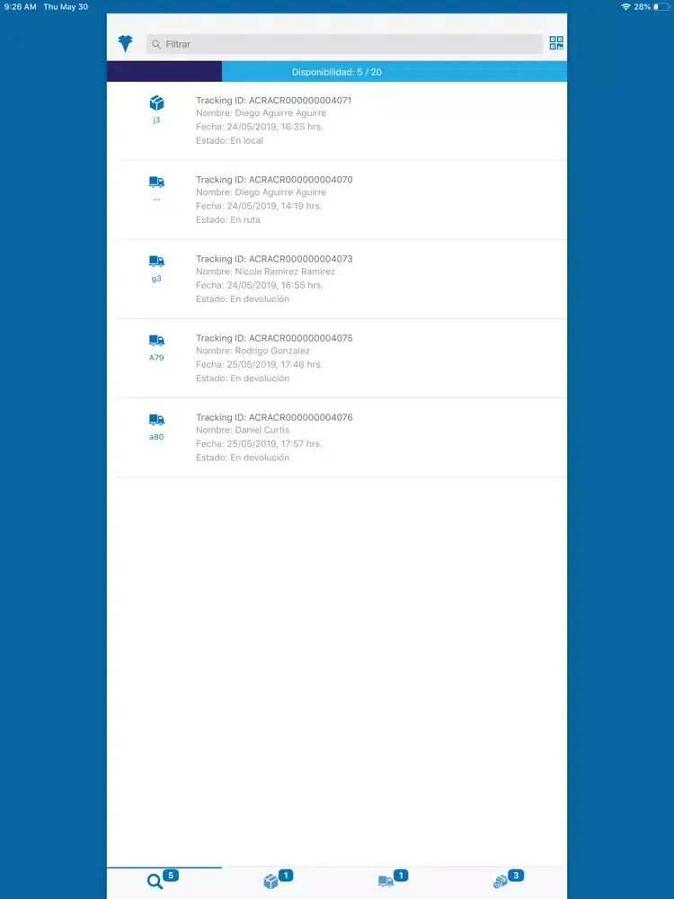ภาพหน้าจอของ PickUp Point PUDO iPad 