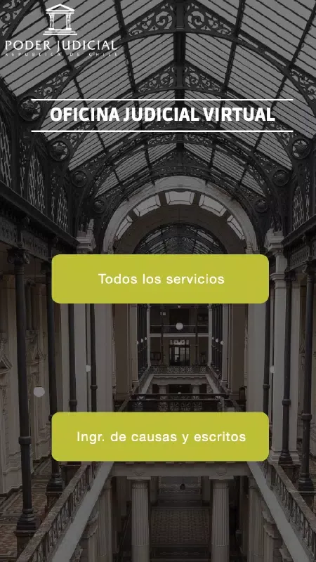 Oficina Judicial Virtual Screenshots