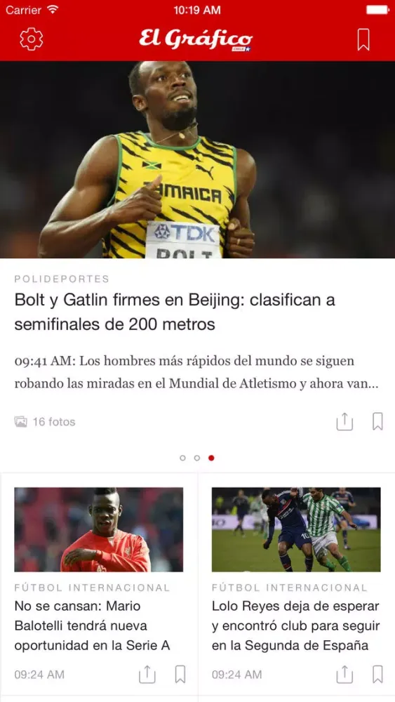 Ảnh chụp màn hình của El Gráfico Chile