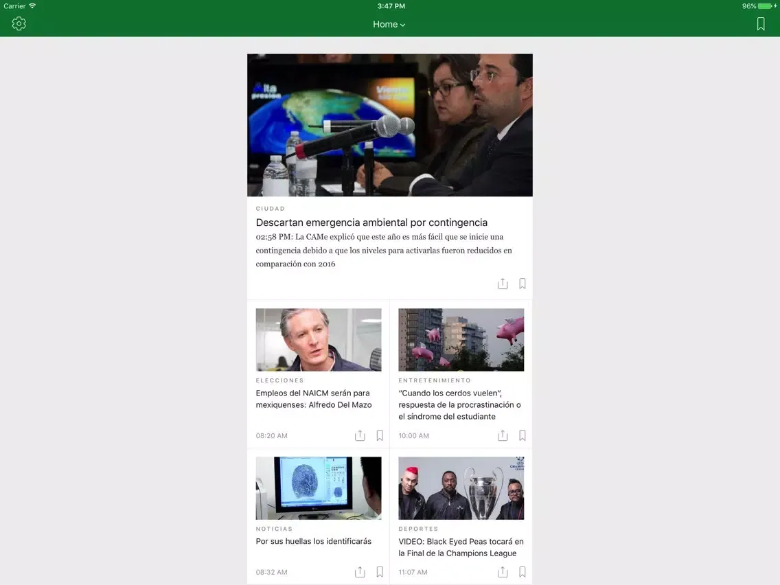 تصاویر Publimetro Chile iPad 