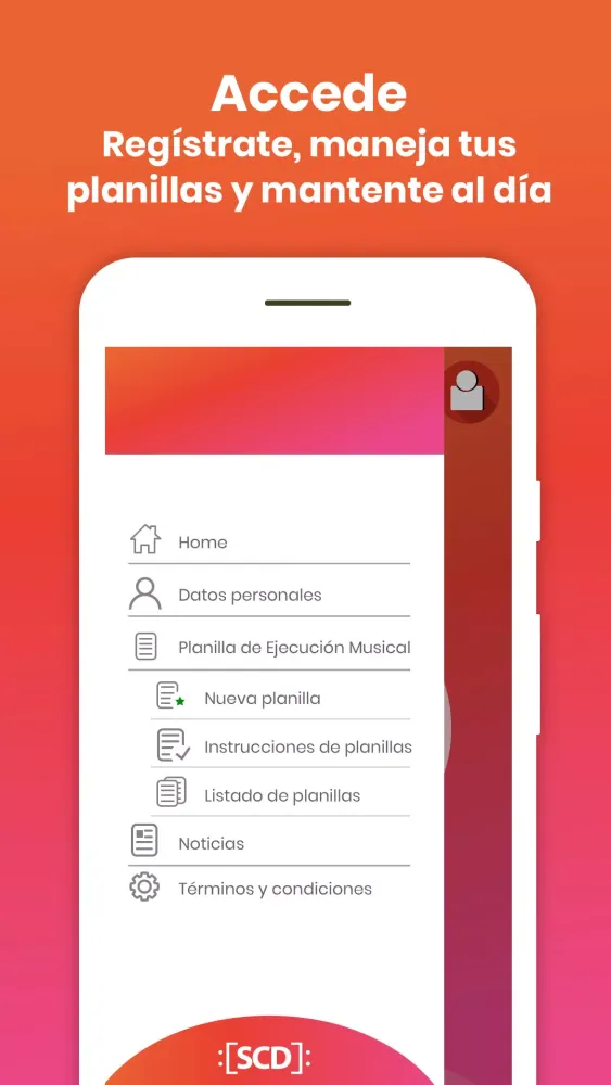 SCD Móvil Screenshots