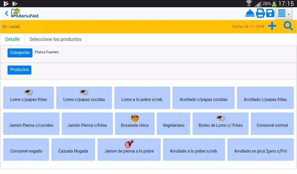 MenuNet Screenshots
