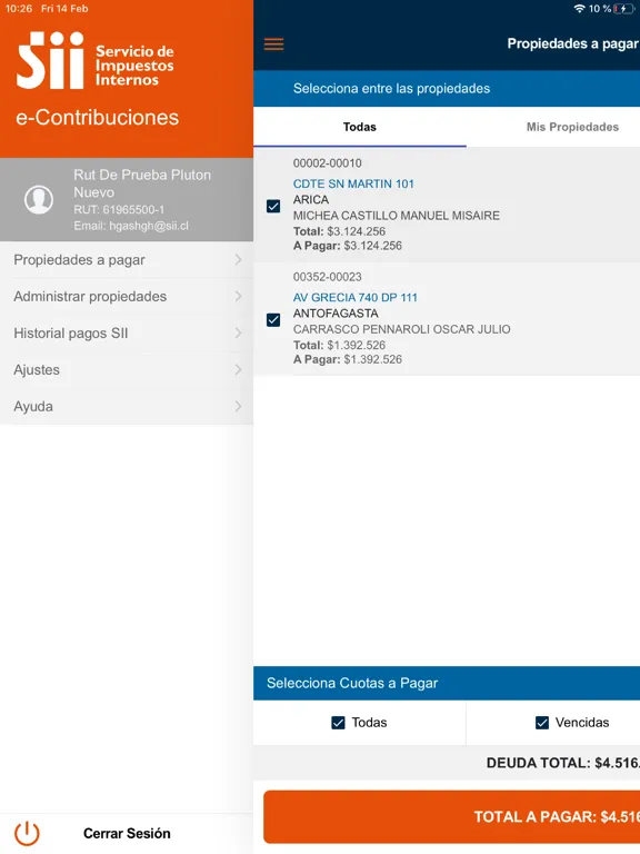 e-Contribuciones iPad 應用截圖