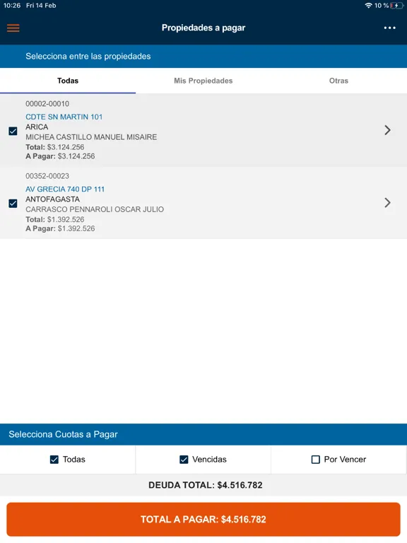 e-Contribuciones iPad 應用截圖