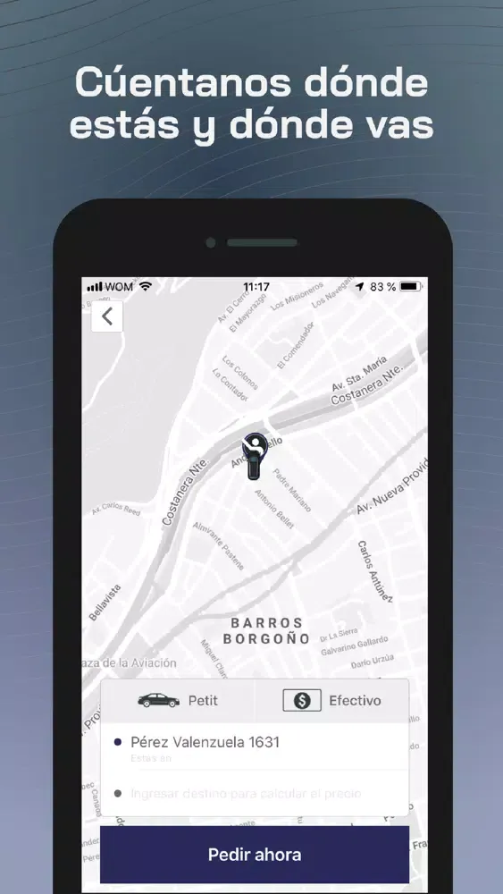 Ảnh chụp màn hình của Movil Pass Pasajero