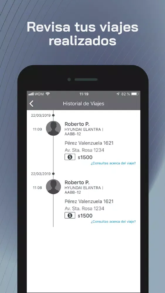 Ảnh chụp màn hình của Movil Pass Pasajero