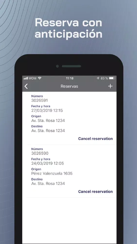 Ảnh chụp màn hình của Movil Pass Pasajero