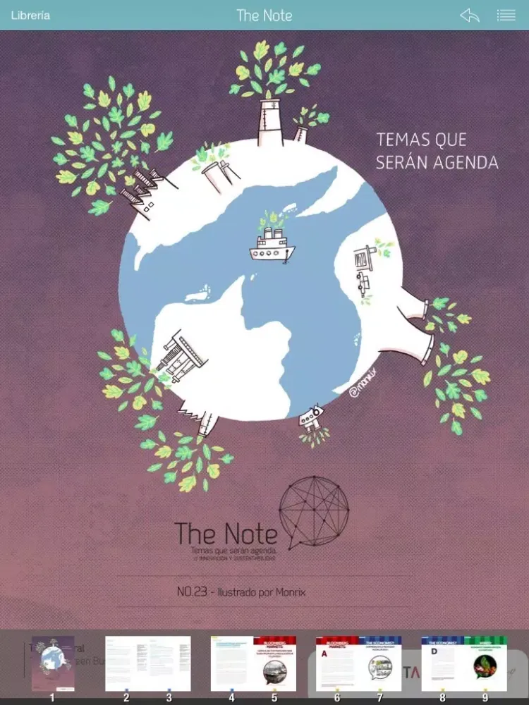 Revista The Note iPad  Screenshots