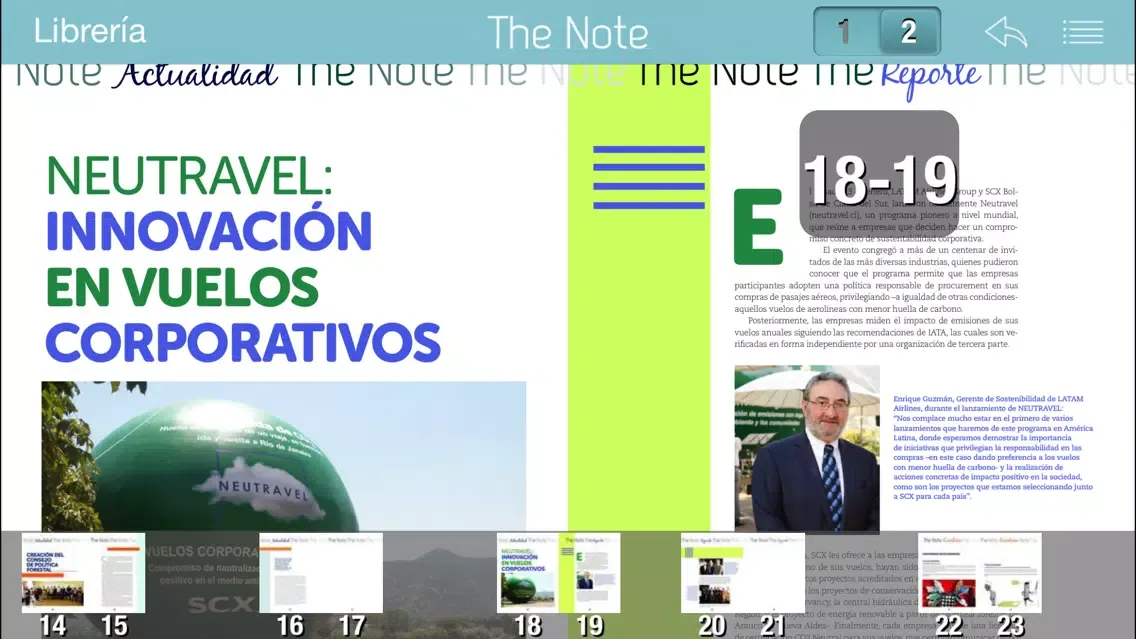 Revista The Note Screenshots