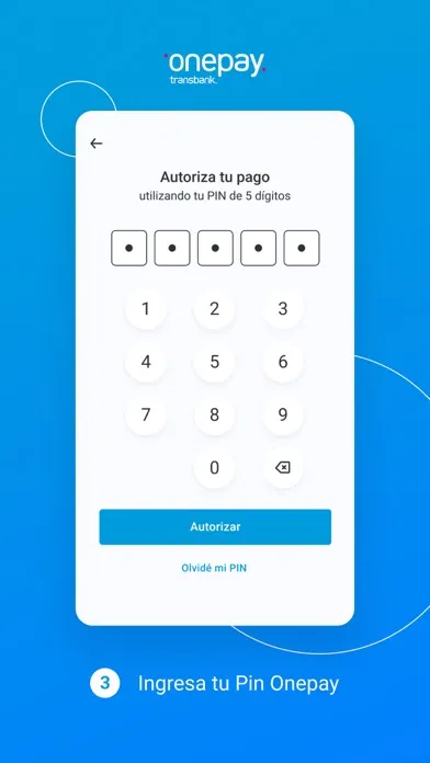 Ảnh chụp màn hình của Onepay: paga fácil y rápido