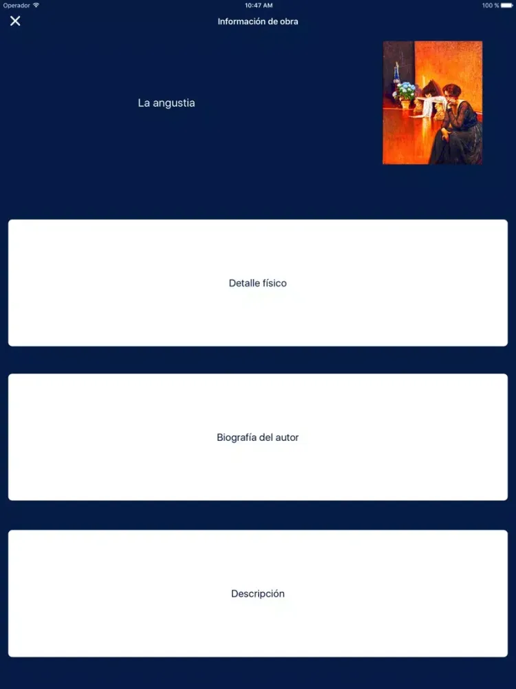 ArteGuía iPad  스크린샷