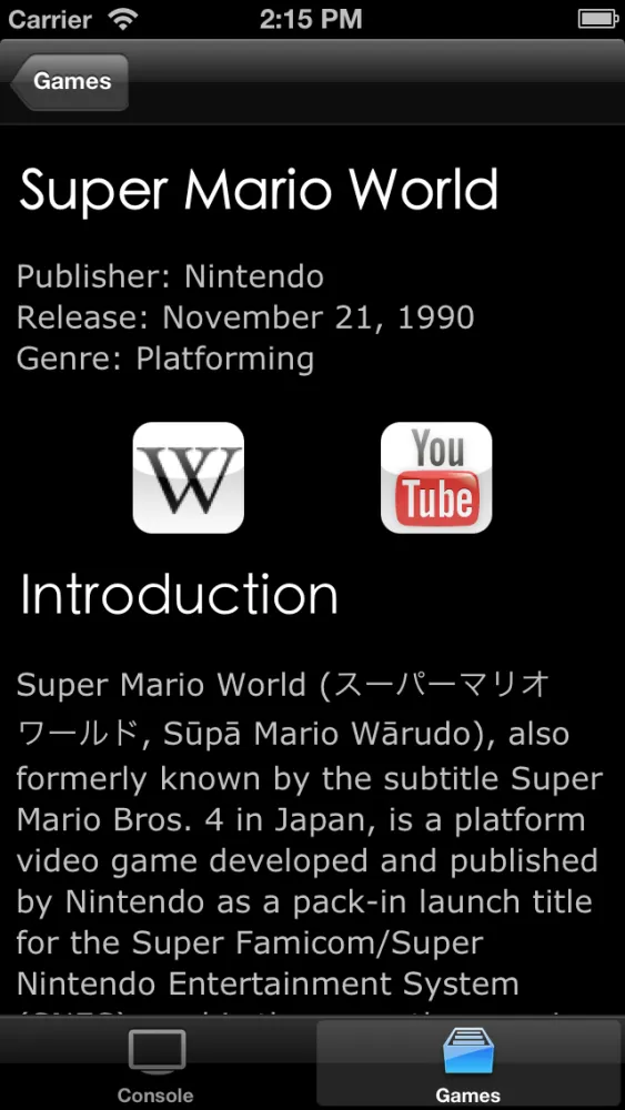 SNES Console & Games Wiki Screenshots