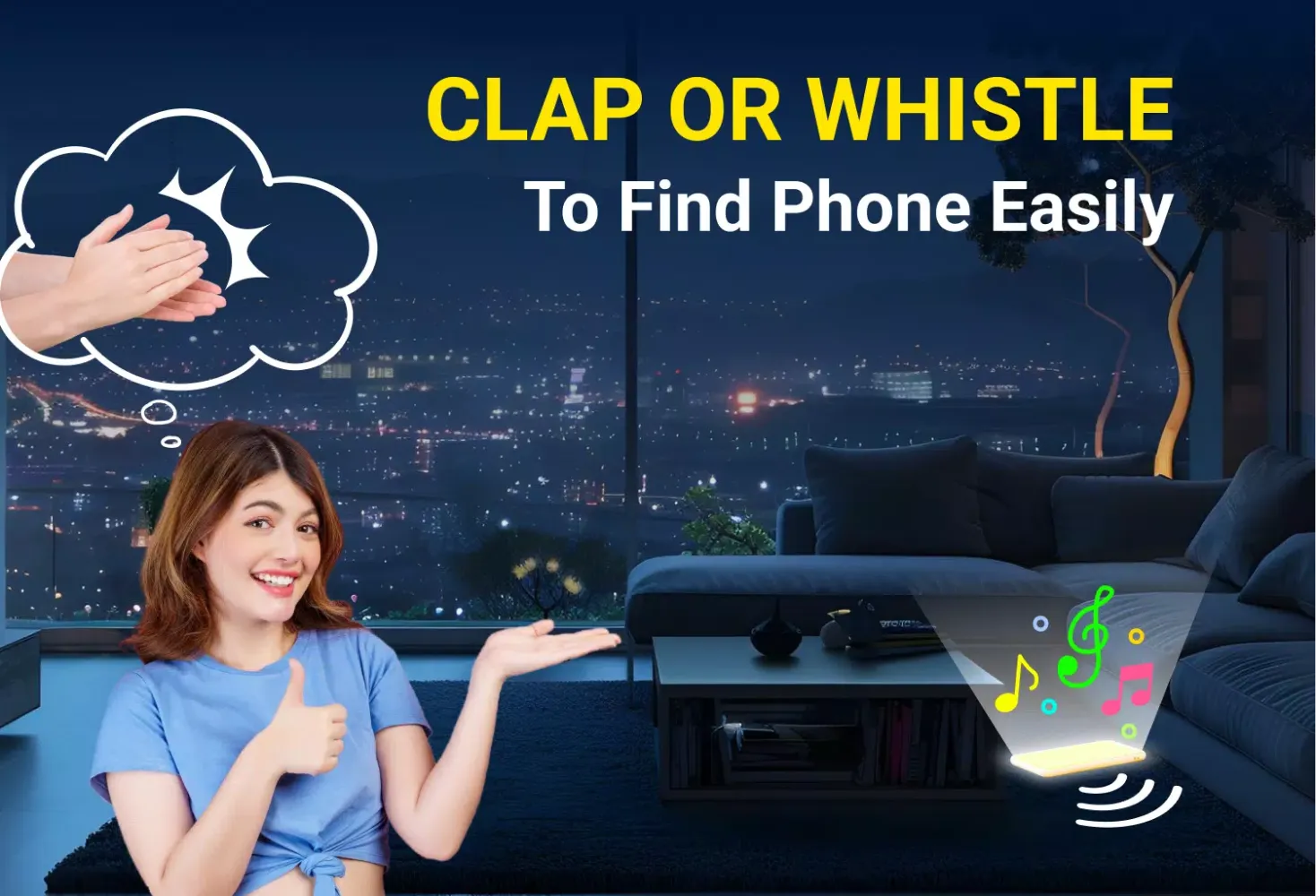ภาพหน้าจอของ Find Your Phone by Clapping